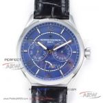 TW Factory Replica Swiss Vacheron Constantin Fiftysix Day-Date Blue Dial 40mm Automatic Men's Watch